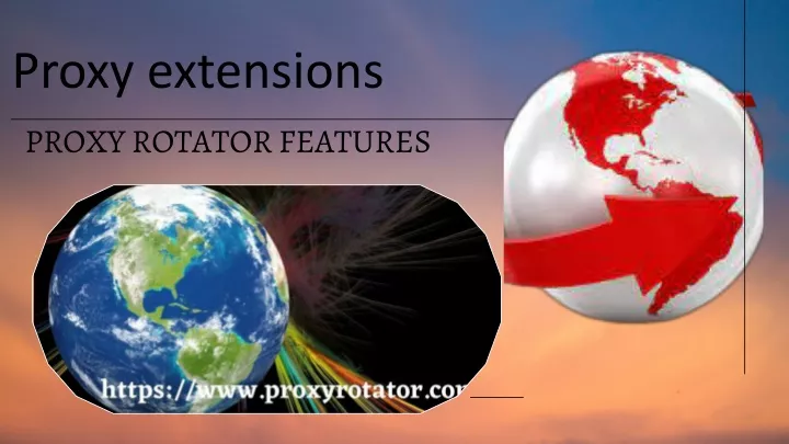 proxy extensions
