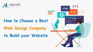 how to choose a best web design company to b uild