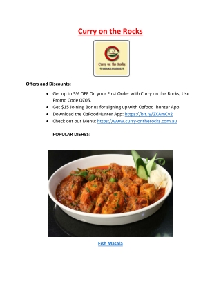 curry on the rocks