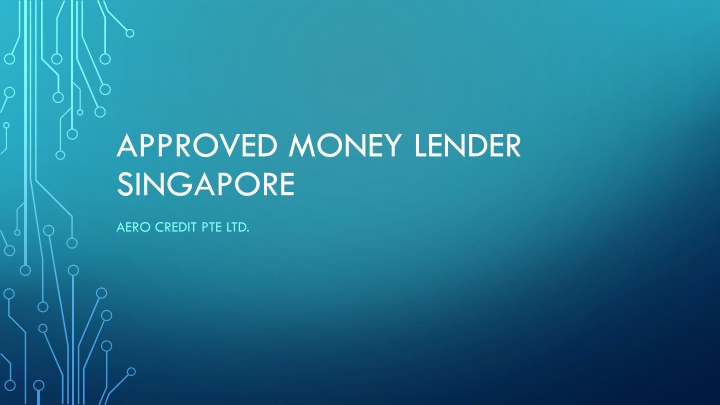approved money lender singapore