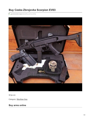 buy ceska zbrojovka scorpion ev03