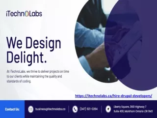 Drupal Web Development Company - iTechnoLabs