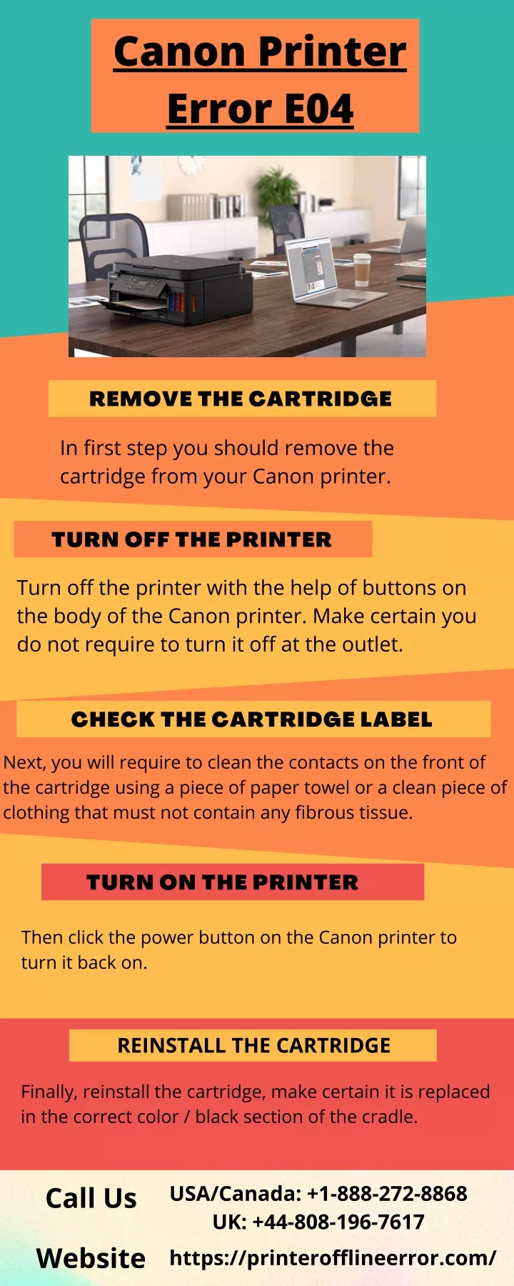 canon printer error e04