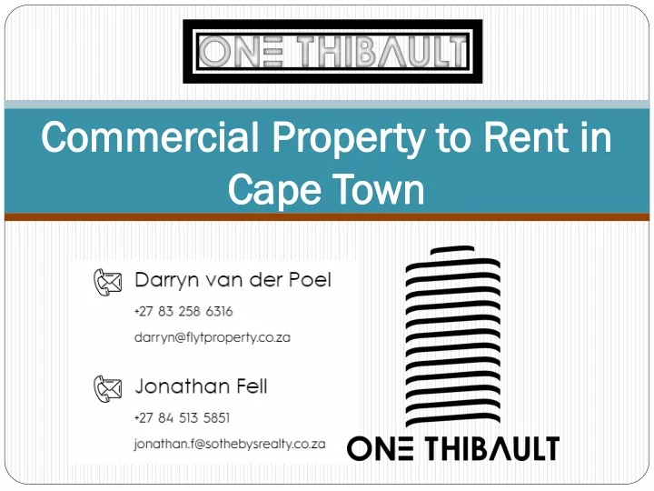 commercial property to rent in cape town