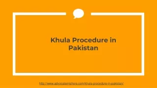 Khula in Pakistan - Now Hire Best Lawyer For Khula Pakistani Law