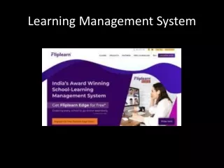 learning management system