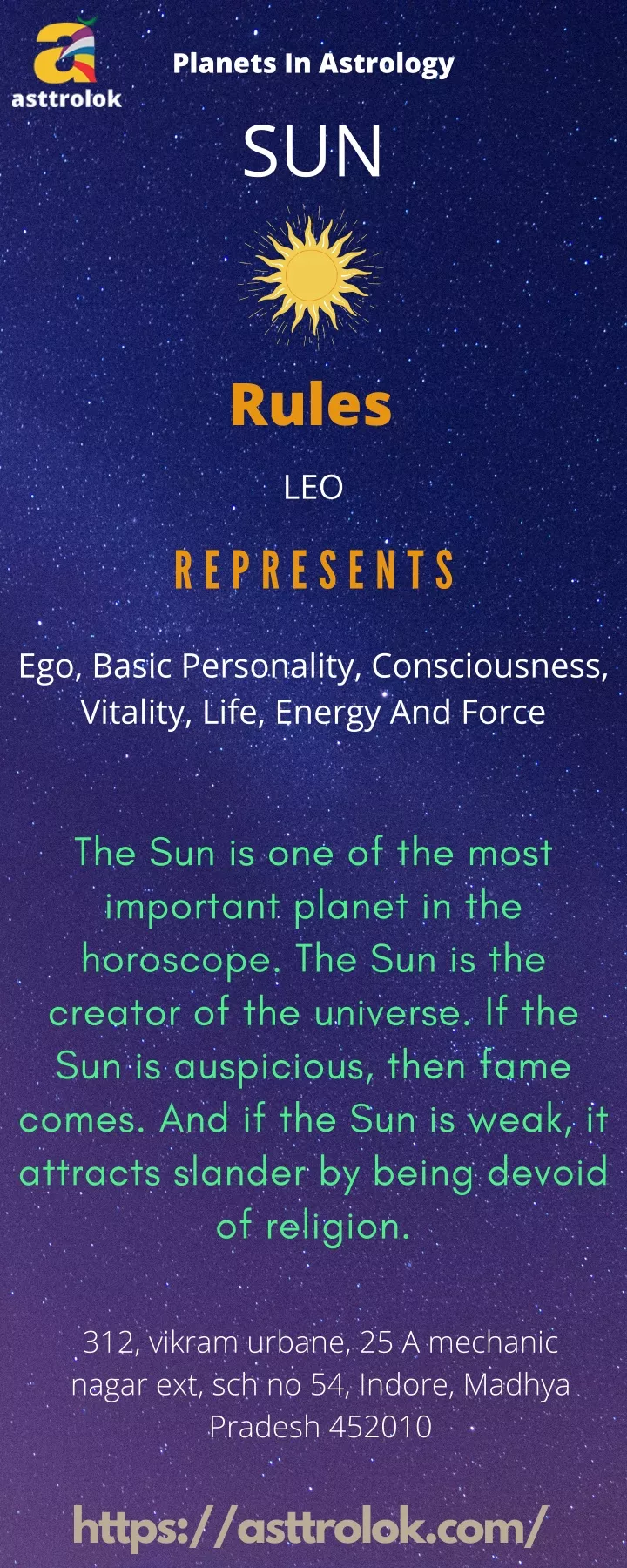 planets in astrology sun