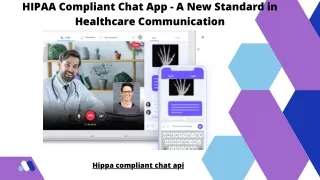hipaa compliant chat app a new standard