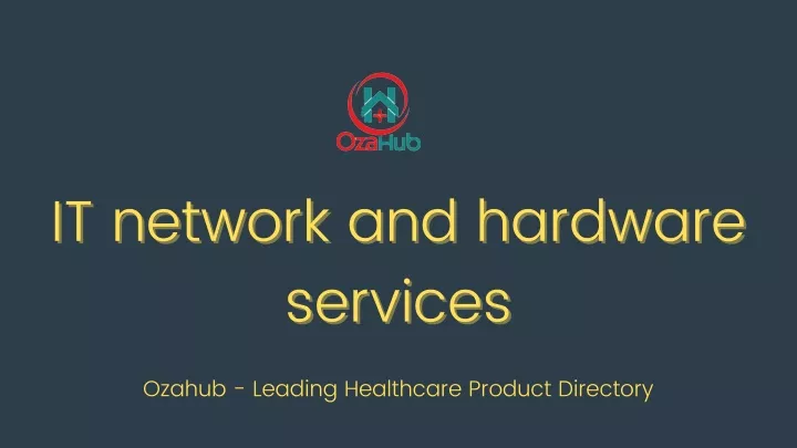 it network and hardware services