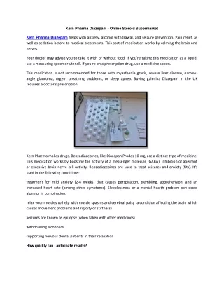Kern Pharma Diazepam