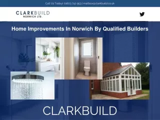 Home Improvements In Norwich By Qualified Builders