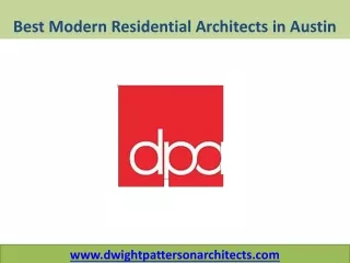 Best Modern Residential Architects in Austin