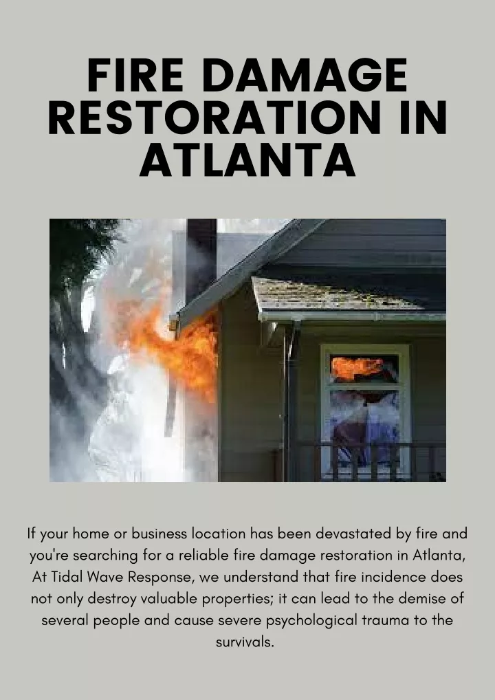 fire damage restoration in atlanta