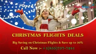 Exclusive & Cheap Christmas Flights Deals | Save upto 50%