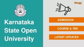 karnataka state open university