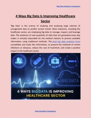 big data analytics companies