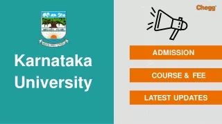 Karnataka University - [KUD], Dharwad
