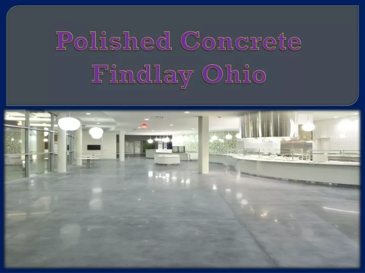 polished concrete findlay ohio