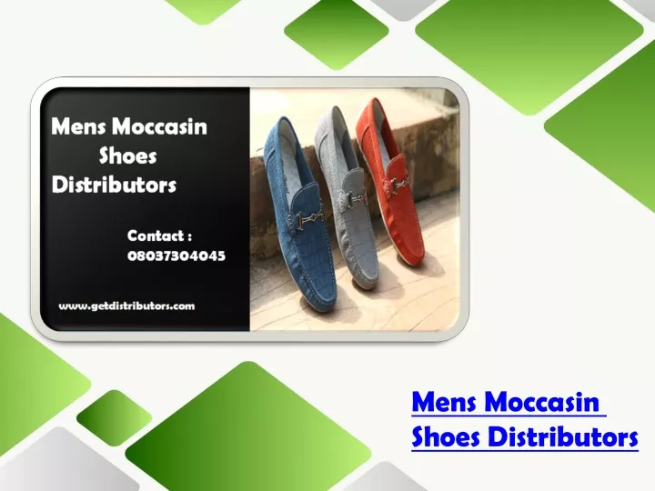 mens moccasin shoes distributors
