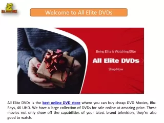 Welcome to All Elite DVDs