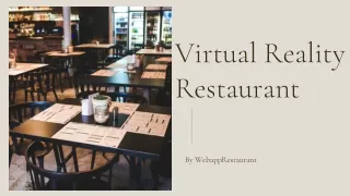 virtual reality restaurant