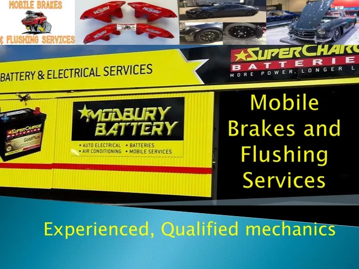 experienced qualified mechanics