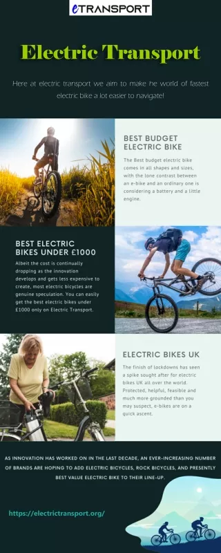 Vibrant and distinctive Best Budget Electric bike in the UK