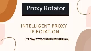 intelligent proxy ip rotation