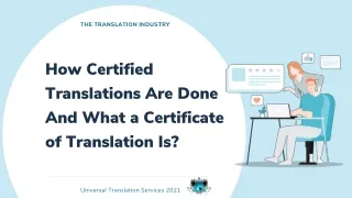 the translation industry