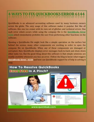 quickbooks is an advanced accounting software