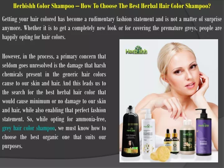 herbishh color shampoo how to choose the best