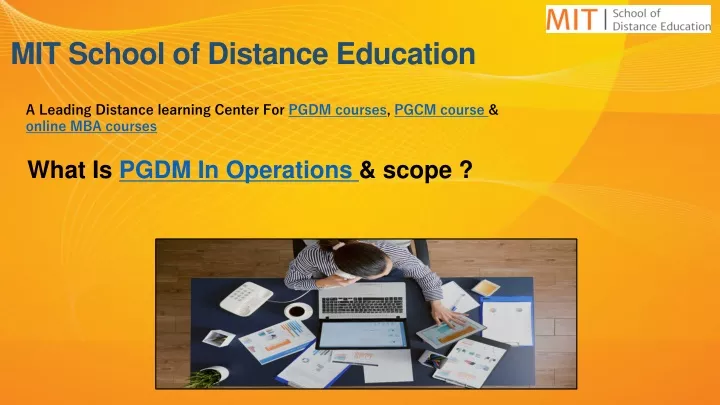 mit school of distance education