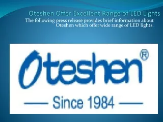 Led spot light  oteshen.com