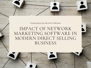 Advantages Of Network Marketing(MLM) Software For Direct Selling Business