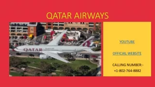 QATAR AIRWAYS CUSTOMER HELP NUMBER ( 1–802–764–8882)