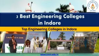 3 Best Engineering Colleges in Indore
