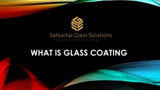 what is glass coating