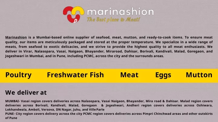 marinashion is a mumbai based online supplier