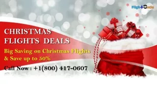 Book Half Price Christmas Flights  | Save upto 50%