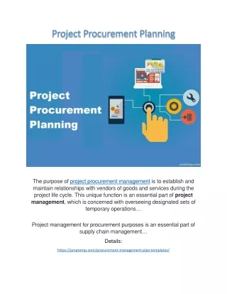 Project Procurement Planning