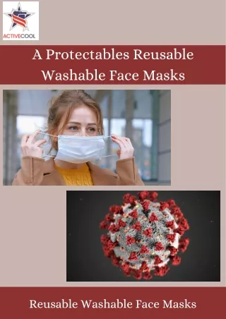 a protectables reusable washable face masks