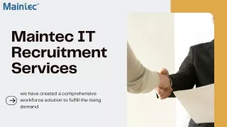 maintec it recruitment services