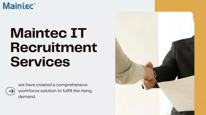 maintec it recruitment services