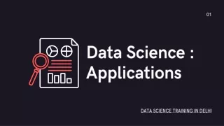 APPLICATIONS OF DATA SCIENCE