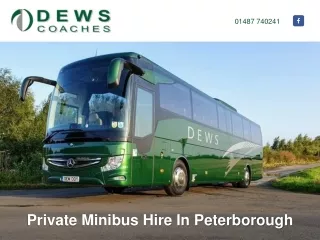 Private Minibus Hire In Peterborough
