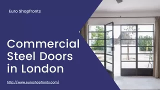 Commercial Steel Doors in London