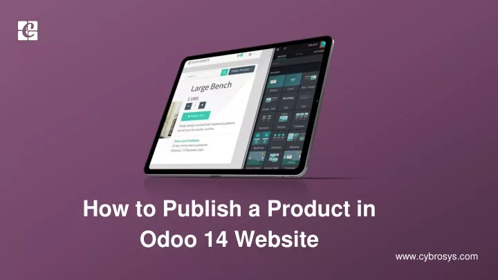 how to publish a product in odoo 14 website