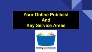 your online publicist and key service areas