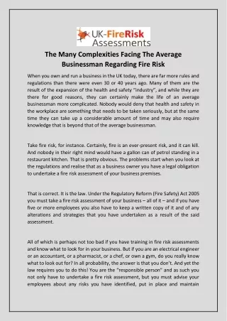 the many complexities facing the average