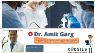 Best Mini Gastric Bypass Surgeon | Advanced Weight Loss Center | Dr. Amit Garg